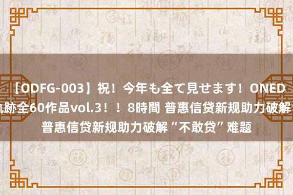 【ODFG-003】祝！今年も全て見せます！ONEDAFULL1年の軌跡全60作品vol.3！！8時間 普惠信贷新规助力破解“不敢贷”难题