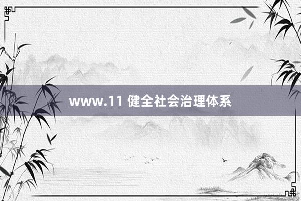 www.11 健全社会治理体系